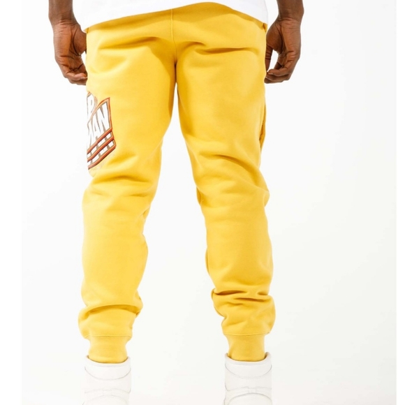 New Nike Air Jordan Jumpman Gold Joggers Sweatpants DC9608-781 - Picture 3 of 13